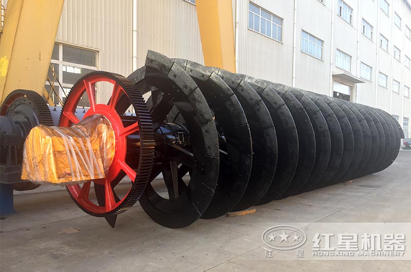 螺旋洗砂機(jī)葉片形似蛟龍故得名蛟龍洗砂機(jī) 螺旋洗砂機(jī)葉片形似蛟龍故得名蛟龍洗砂機(jī)