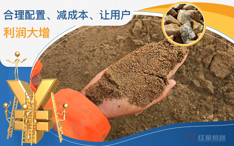 建筑用砂配置的機(jī)制沙石設(shè)備一套多少錢，附現(xiàn)場(chǎng)案例視頻